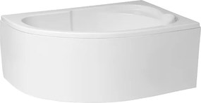 Polimat Akrylátová asymetrická vaňa Standard 130x85 L(R) AS POLIMAT-Farba: Biela, POLIMAT-Orientácia: Ľavá
