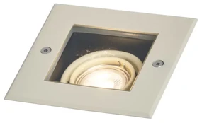 Moderné zemné bodové svietidlo béžové GU10 50 mm otočné a naklápacie IP65 - Oneon