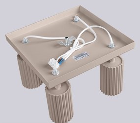 Taupe kovové bodové svietidlo ø 6,5 cm Gleam – Sollux