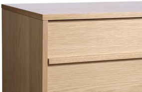Dizajnová komoda Zayleigh 140 cm vzor dub