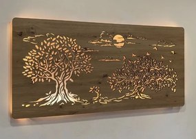 Led obraz strom Tri duby