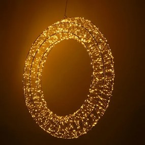 Brilagi - LED vonkajšia vianočná dekorácia LED/6W/230V IP44 veniec 50 cm