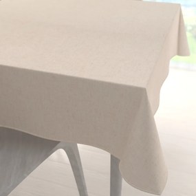 Biante Dekoračný štvorcový obrus PM-128 Prírodná režná 100x100 cm