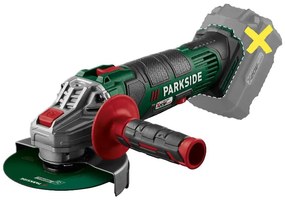 Parkside®  Aku uhlová brúska Pwsa 20-Li G4 + Akumulátor 20 V 2 Ah + Nabíjačka na akumulátor 20 V/2,4 A  (800011746)
