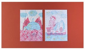 Puzzle Londji Na ľadovej kryhe