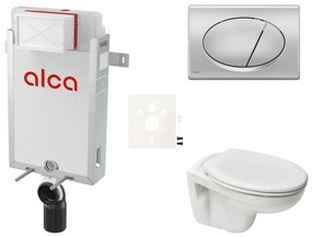 Cenovo zvýhodnený závesný WC set Alca na zamurovanie + WC S-Line S-line Pre SIKOAP3