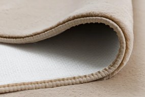 Protišmykový koberec POSH Shaggy camel, béžový plyš