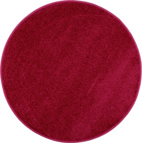 Vopi, DOPREDAJ: 100x100 (průměr) kruh cm Vánoční kusový koberec Eton vínově červený kruh, 100x100 (priemer) kruh, červená, detská izba