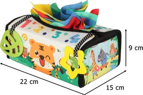 KIK Montessori senzorický triediaci box s podložkou a utierkami 2v1