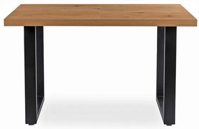 Stôl SANDRO 130–230 cm Dub Zlatý / Čierna