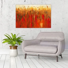 Obraz maľované abstrakcie (90x60 cm)