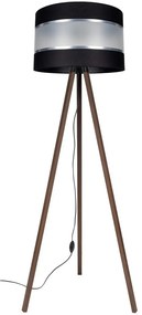 Stojacia lampa CORAL 1xE27/60W/230V hnedá/čierna/chróm
