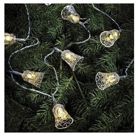 Markslöjd 703237 - LED Vianočná reťaz BELL 10xLED 2,1m