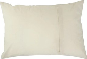 Biely bavlnený vankúš s zajačikom Rabbi - 50 * 35 * 10cm