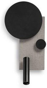 FARO 20065 - LED Stmievateľná nástenná lampička KLEE LED/10W/230V + LED/3W pravá