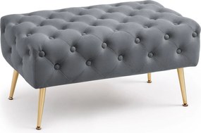 Taburet Madrid grafitový