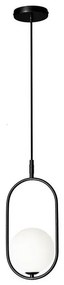 Luster na lanku CORDEL 1xG9/28W/230V čierna