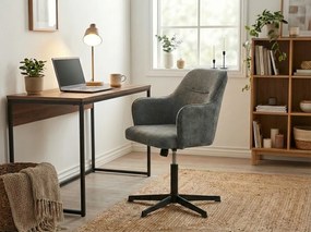 Sivé kancelárske kreslo NERIS