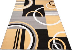 TA Koberec Z897A YELLOW MAYA PP EYM Sivý Obdĺžnikový Rozmer: 130x190 cm