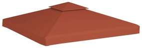 Dvojitá strieška na altánok 310 g/m², 3x3 m, tehlová farba