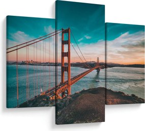 Obraz- Golden Gate, San Francisco (90x60 cm)