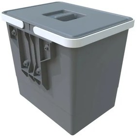Elletipi Vstavaný odpadkový kôš EASY - na dvierka, 15 l, 15 l