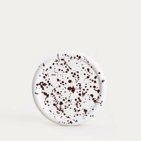 Dezertný tanier WILORA biely / hnedý 766794