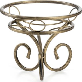 STOJAN NA KVETINÁČ RONNIE 24X28 CM ZLATÁ