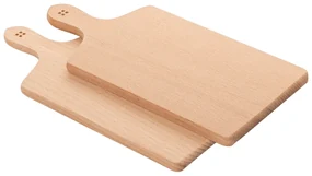 Drevená doska na krájanie s rúčkou 28 x 12 cm set 2 ks - Basic - 593001