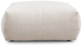 Krémová menčestrová podnožka Voltaire – Bobochic Paris