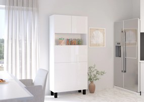PC stolík Home (biela lesklá). Akcia -22%. Vlastná spoľahlivá doprava až k Vám domov. 1124933