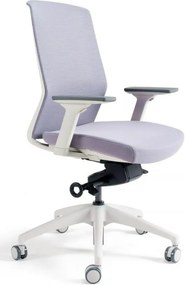 bestuhl -  BESTUHL Kancelárska stolička J17 WHITE BP sivá