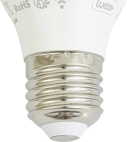 Sada 5 inteligentných stmievateľných LED žiaroviek E27 P45 Opal 4,9 W 470 lm 2200 – 4 000 K