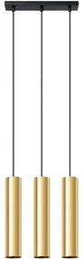 Sollux SL.1201 - Luster na lanku LAGOS 3xGU10/10W/230V zlatá