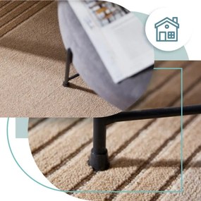 Koberec Agnella Darei tmavobéžový