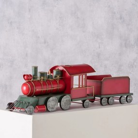 Vianočná dekorácia vláčik Senator, výška: 21 cm, červená