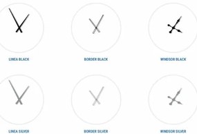 Kovové hodiny London 60 cm