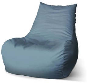 Sablio Sedací vak Bean Šedomodrá - 100 x 90 x 45 cm