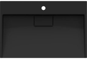 Mexen Ava, umývadlo na dosku z konglomerátu 1/O 70 x 46 cm, čierna matná, 23017071
