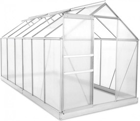 Polykarbonátový skleník 380 cm x 190 cm x 195 cm - 7,22m2