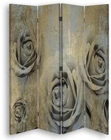 Gario Paraván Vintage ruže Rozmery: 145 x 170 cm, Prevedenie: Klasický paraván