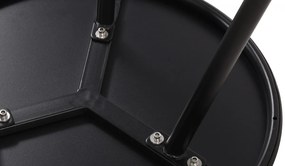 Konferenčný stolík Berea - v40 x Ø50 cm - Čierna