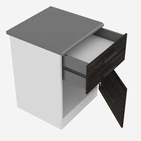 Kuchynská skrinka Belini Premium Full Version spodná so zásuvkami 60 cm eben kráľovský s pracovnou doskou