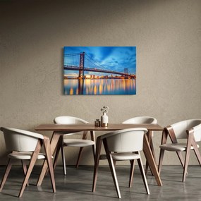 Obraz - Most Benjamina Franklina, Filadelfia (90x60 cm)