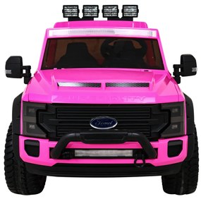 RAMIZ Elektrické autíčko - Ford Super Duty - ružové -  4x45W - 12V 14Ah - 2023