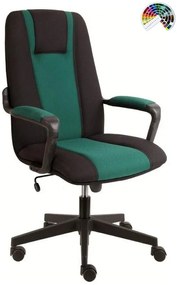 ALBA Kancelárske kreslo MERLI ŠÉF čalúnenie KOŽENKA Valencia, Silvertex