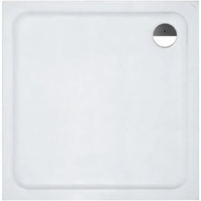 LAUFEN Solutions štvorcová sprchová vanička zo sanitárneho akrylátu, odtok v rohu, 900 x 900 x 45 mm, biela, H2115020000001
