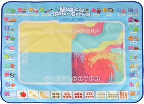 KIK Vodná maliarska podložka 100×80 cm – Abeceda, sada s vodovými fixkami, šablóny 3+