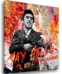 Scarface obraz na plátne Say hello to my little friend