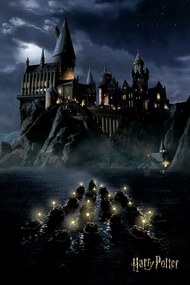 Umelecká tlač Harry Potter - Rokfort, (26.7 x 40 cm)